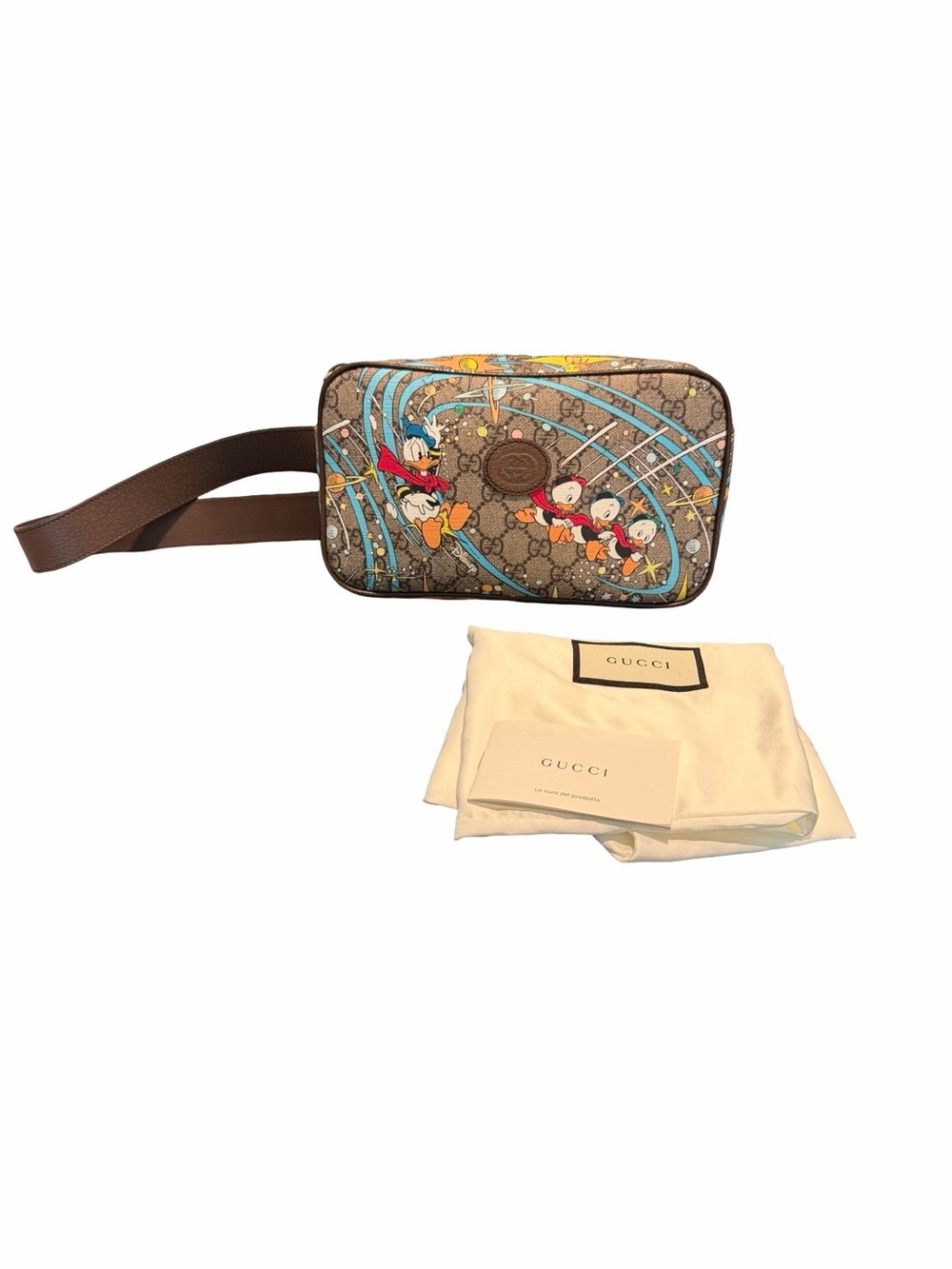 NEW Gucci X Disney Donald Duck Belt Bag